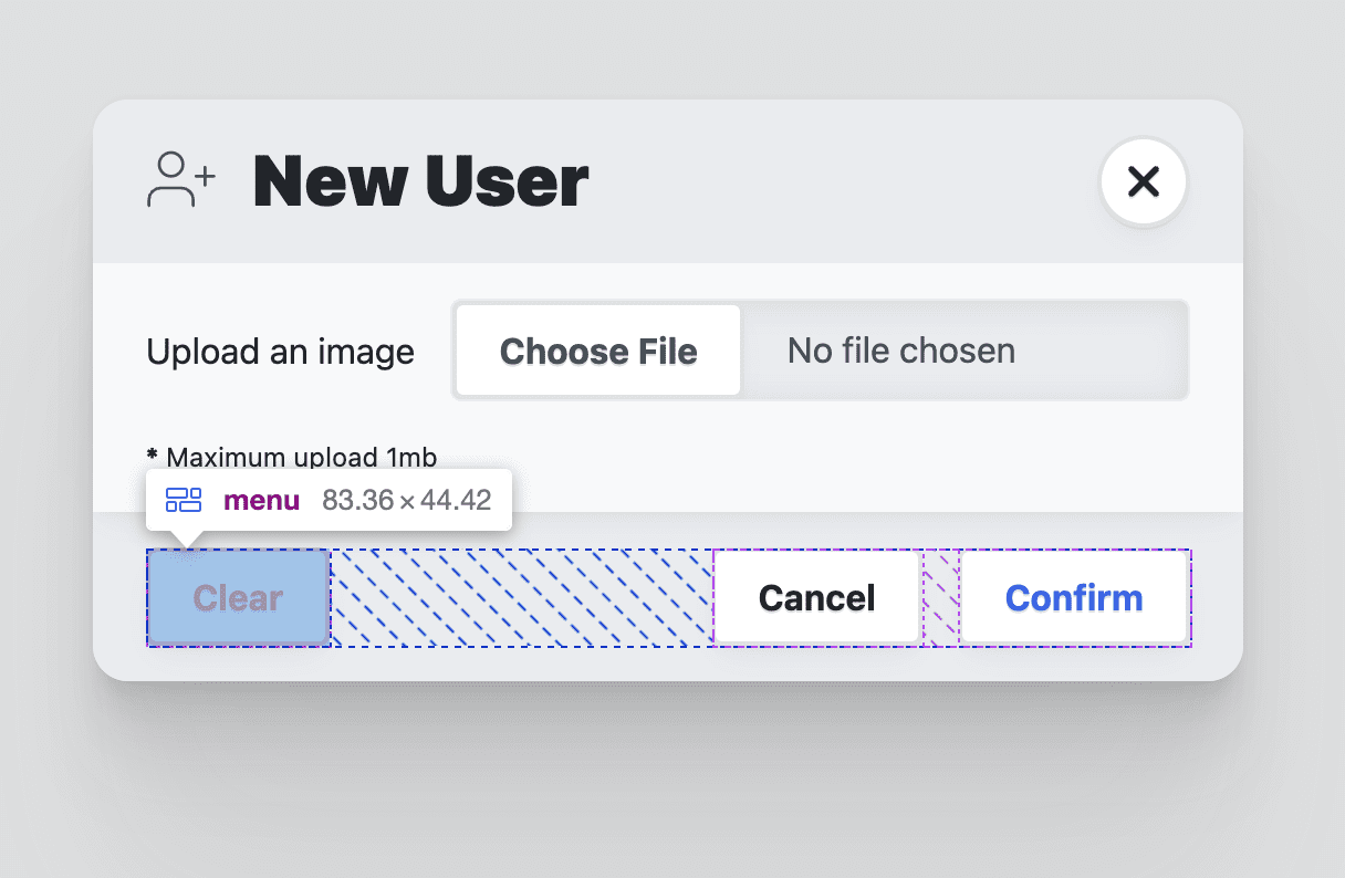 لقطة شاشة أدوات Chrome Devtools التي تُظهر معلومات عن Flexbox على عناصر قائمة التذييل