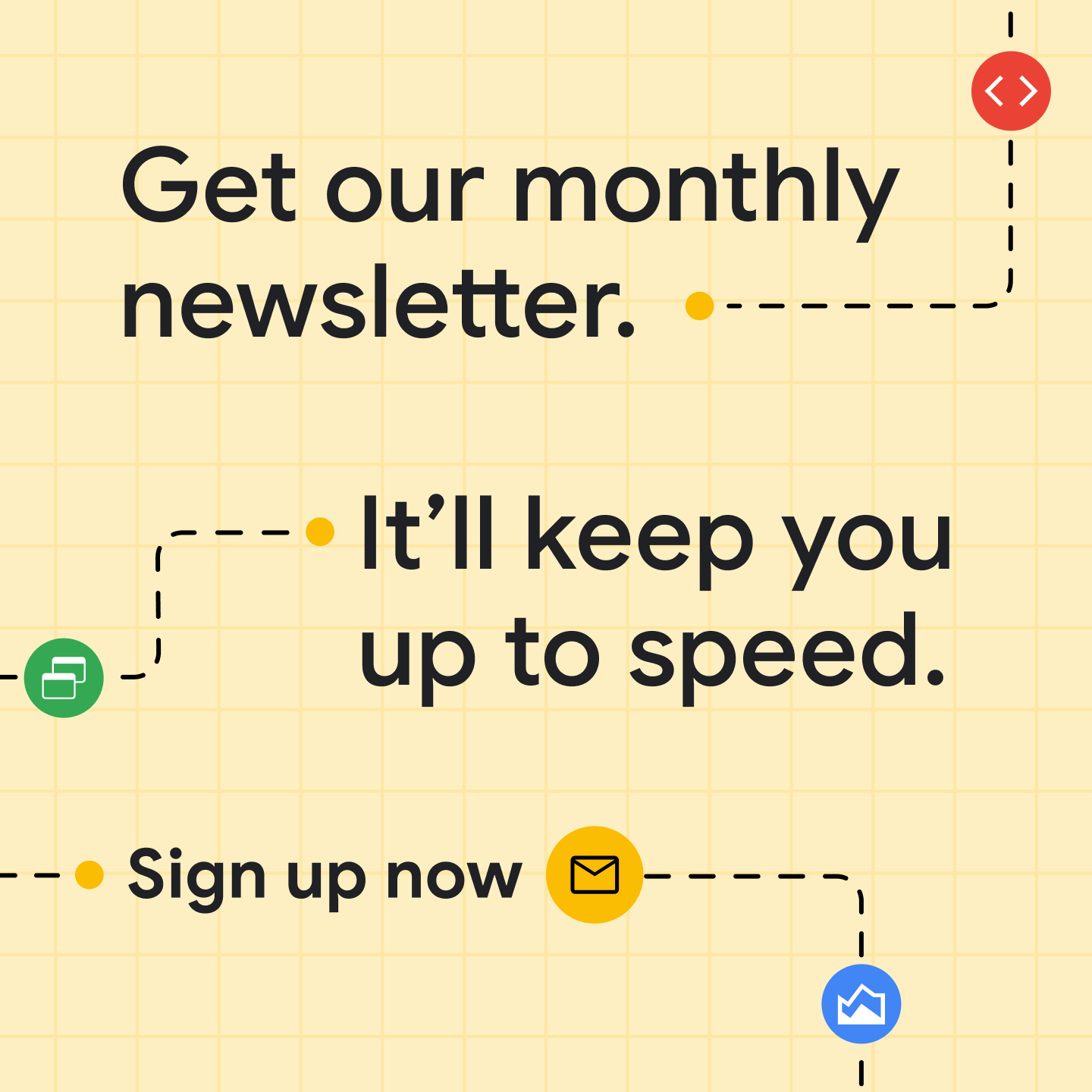 اشترِك في النشرة الإخبارية من web.dev.